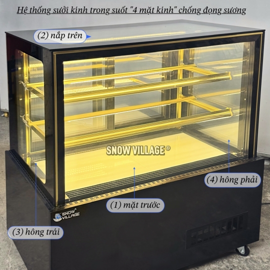 Tủ bánh 3 tầng 1.2m GB-300-4L.Z