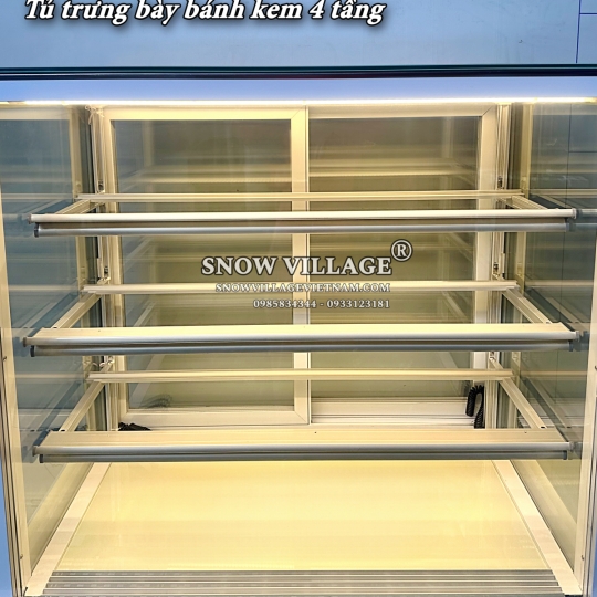 Tủ bánh kem 1.2m 4 tầng GB-300-4L.Z4