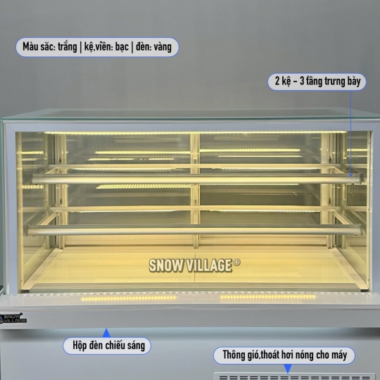 Tủ bánh 3 tầng 1.5m GB-350-4L.Z