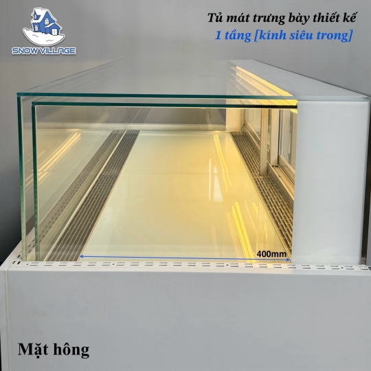 Tủ bánh kem thiết kế 1 tầng 1.2m GB-300-4L.Z1