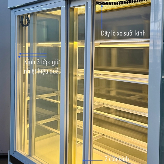 Tủ bánh 5 tầng 1.5m (Dàn lạnh trên) GB-350-4L.Z5 