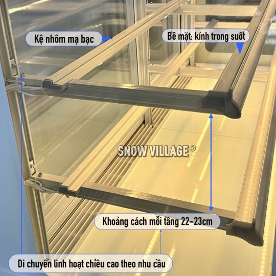 Tủ bánh 3 tầng 1.8m GB-500-4L.Z