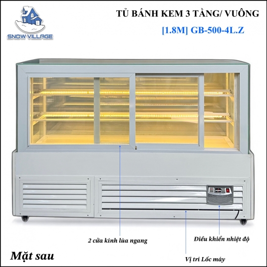 Tủ bánh 3 tầng 1.8m GB-500-4L.Z