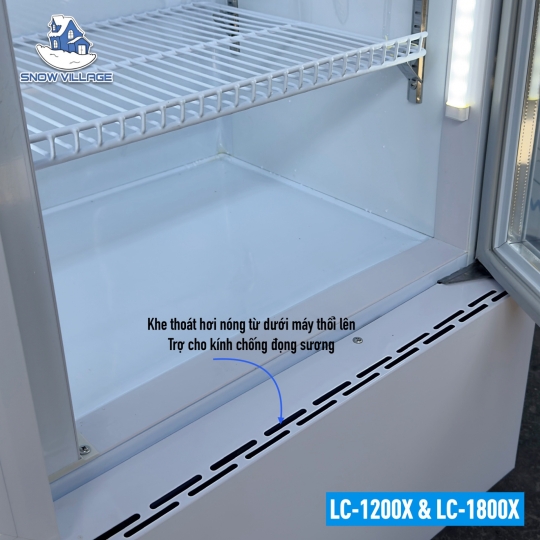 Tủ mát 3 cửa kính LC-1800X