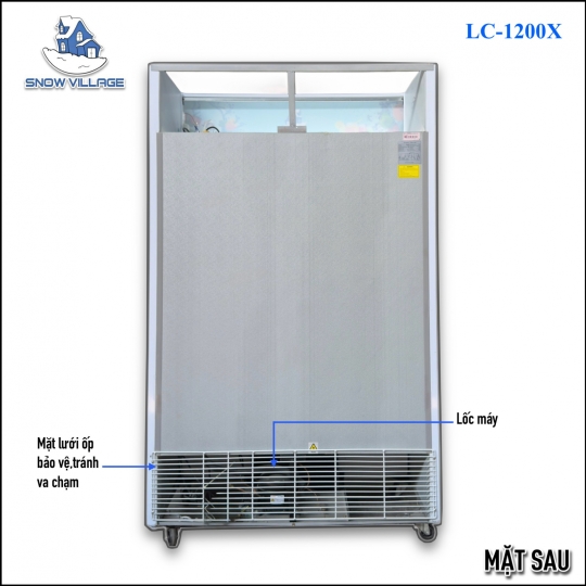 Tủ mát 2 cửa kính LC-1200X