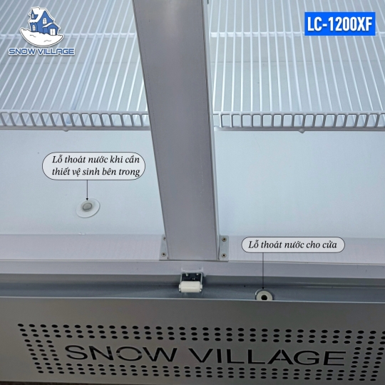 Tủ mát 2 cửa kính 