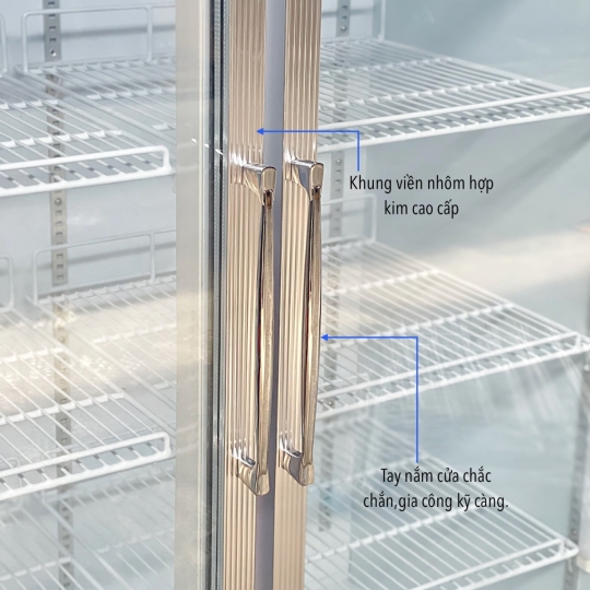 Tủ mát 2 cửa kính cao cấp LC-1260FA