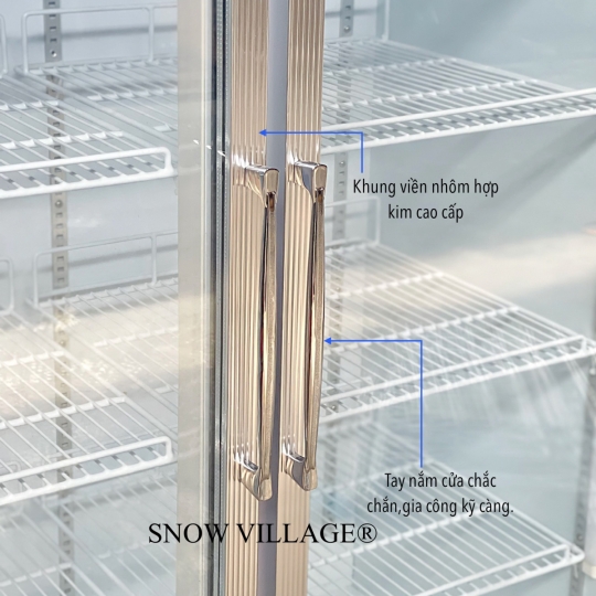 Tủ mát 3 cửa kính cao cấp LC-1860FA