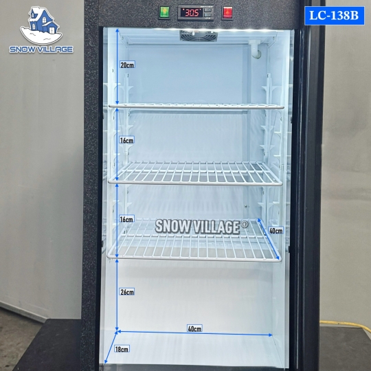 Tủ mát 1 cửa kính 138L LC-138B