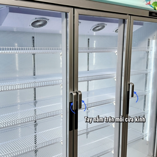 Tủ mát trưng bày 3 cửa (Quạt lạnh) LC-1800AF