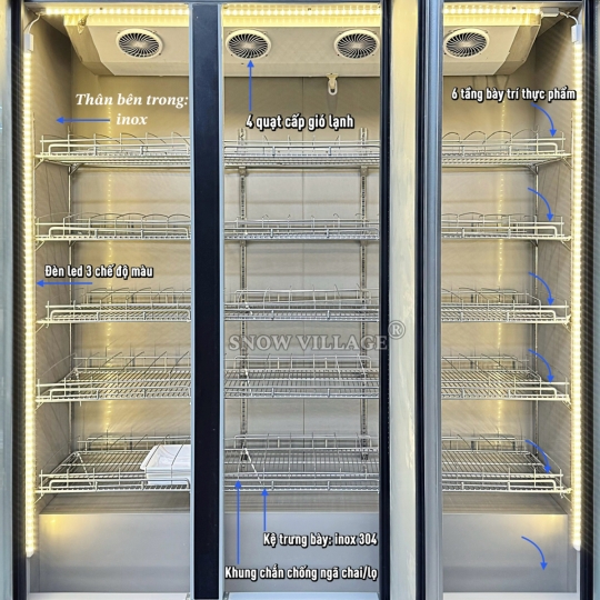 Tủ mát trưng bày bia - nước ngọt LC-1800B