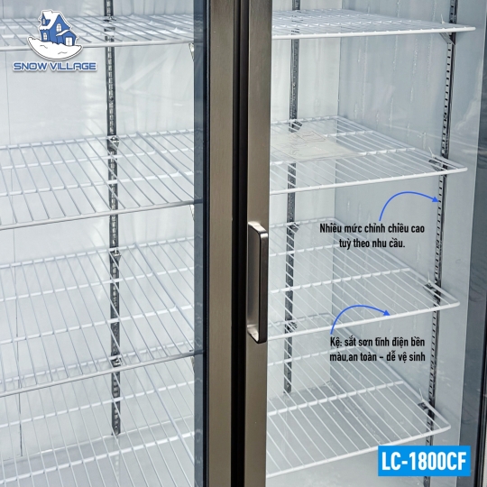 Tủ mát inox 3 cửa LC-1800CF