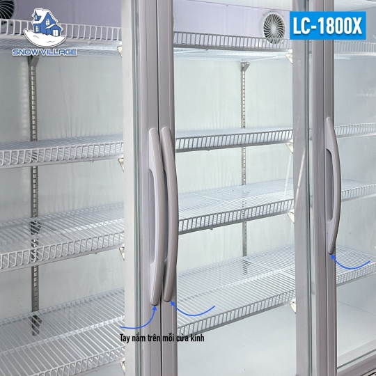 Tủ mát 3 cửa kính LC-1800X