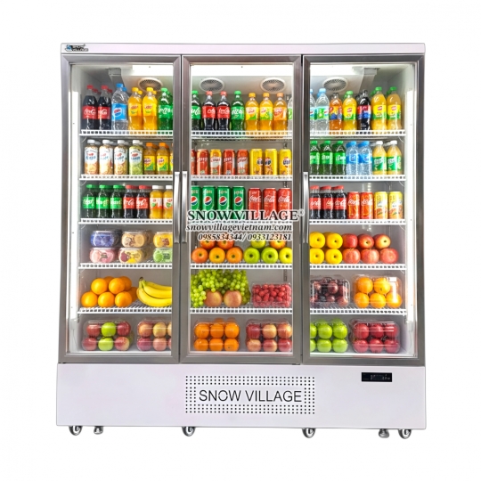 Tủ mát 3 cửa kính 
