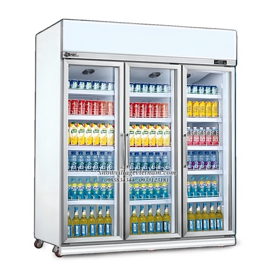 Tủ mát 3 cửa kính cao cấp LC-1860FA