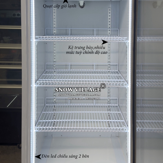 Tủ mát trưng bày 1 cửa kính 500L