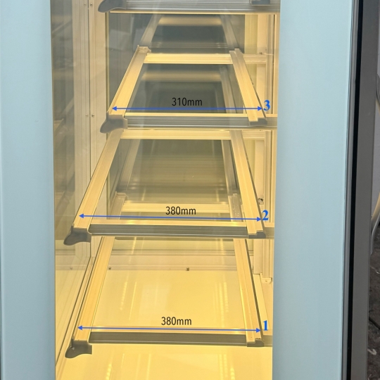 Tủ mát trưng bày bánh kem 1 cửa kính LC-500B