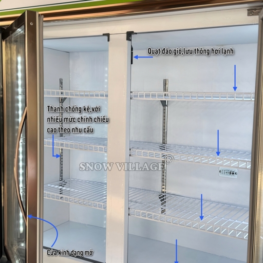 Tủ trưng bày trên mát-dưới đông cao cấp LCD-1198