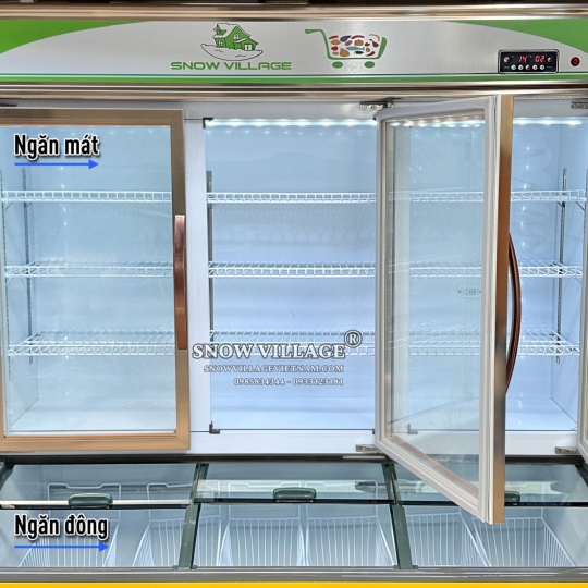 Tủ trưng bày trên mát-dưới đông cao cấp LCD-1756