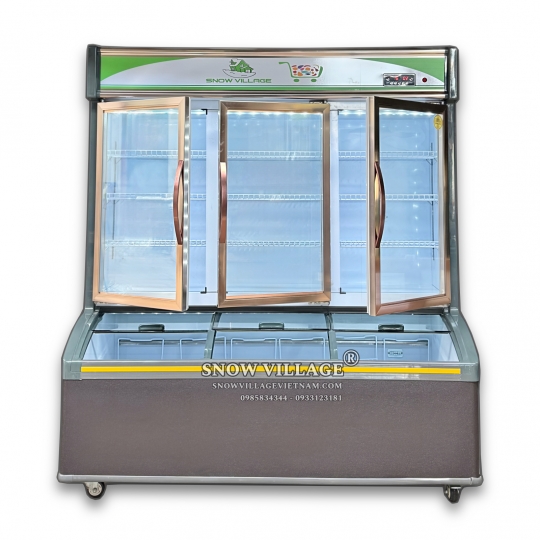 Tủ trưng bày trên mát-dưới đông cao cấp LCD-1756