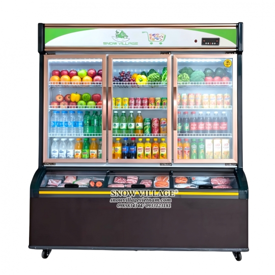 Tủ trưng bày trên mát-dưới đông cao cấp LCD-1756