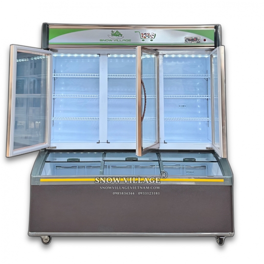 Tủ trưng bày trên mát-dưới đông cao cấp LCD-1756