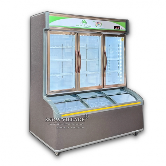 Tủ trưng bày trên mát-dưới đông cao cấp LCD-1756