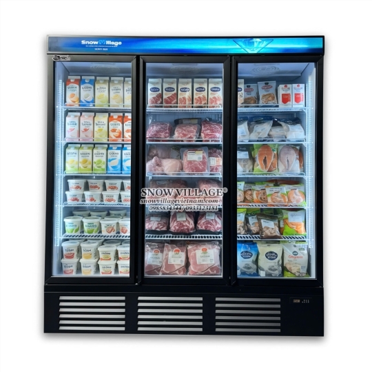Tủ đông 3 cửa kính (lốc dưới) LD-1860FA