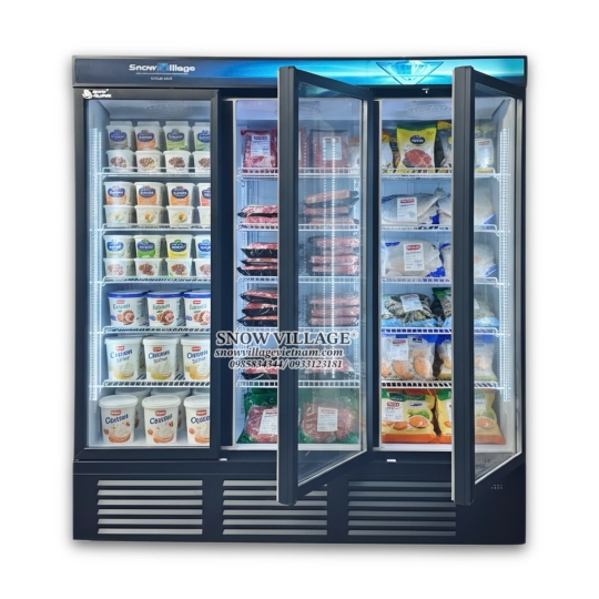 Tủ đông 3 cửa kính (lốc dưới) LD-1860FA