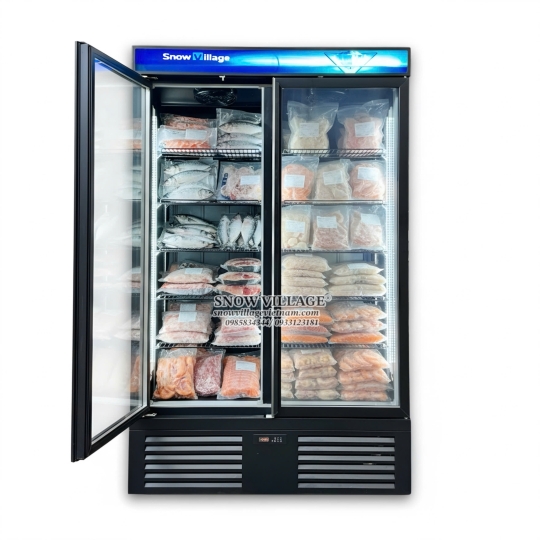 Tủ đông 2 cửa kính (lốc dưới) LD-1260FA