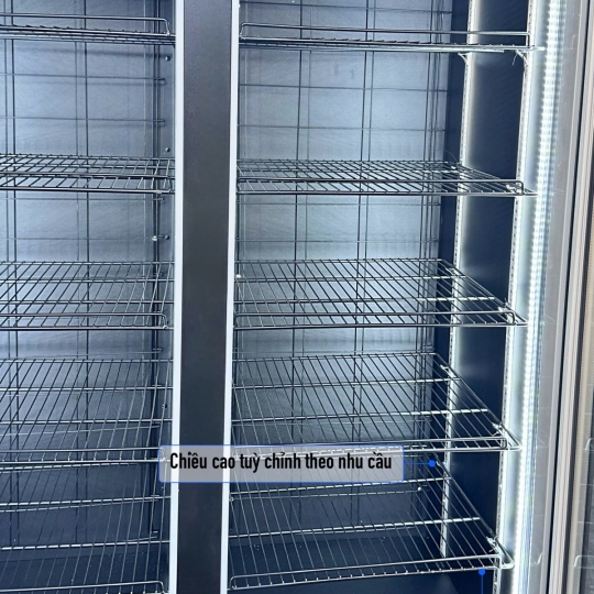 Tủ đông 2 cửa kính (lốc dưới) LD-1260FA