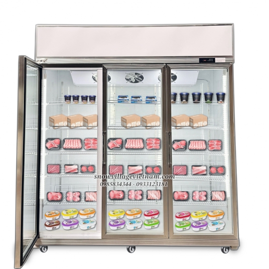 Tủ đông 3 cửa kính LD-1860FA