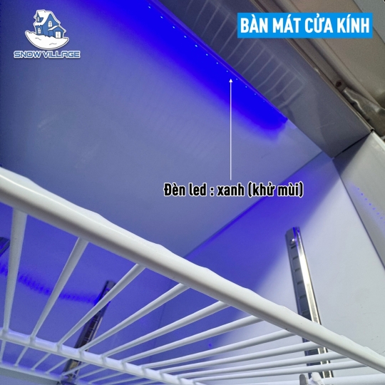 Bàn mát 2 cửa kính 1.2m Quạt lạnh PLO.18L2Q