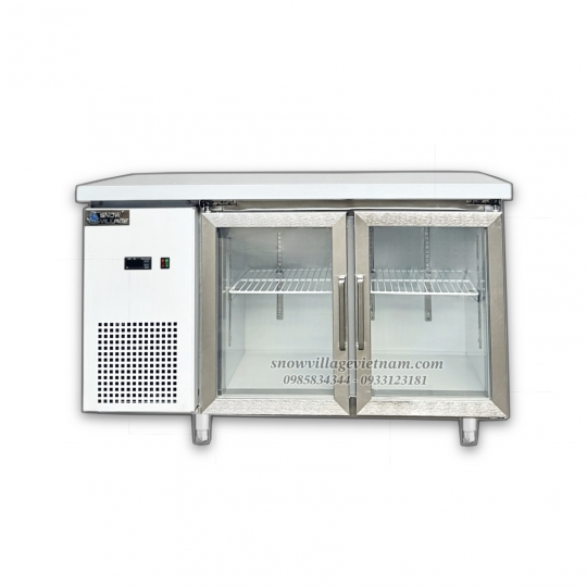 Bàn mát 2 cửa kính 1.2m Quạt lạnh PLO.18L2Q