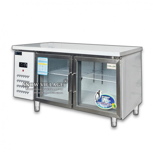 Bàn mát cửa kính 1.5m PLO.25L2CBL