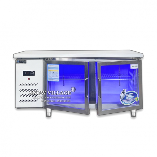 Bàn mát cửa kính 1.5m PLO.25L2CBL