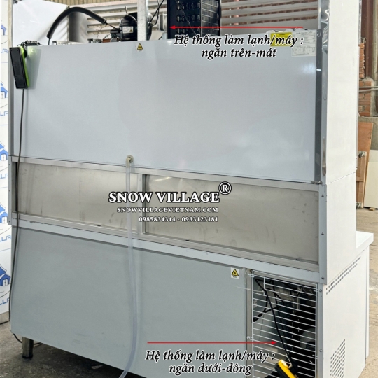 Tủ trên mát - dưới đông inox 1.8m PLRD-18N2B2