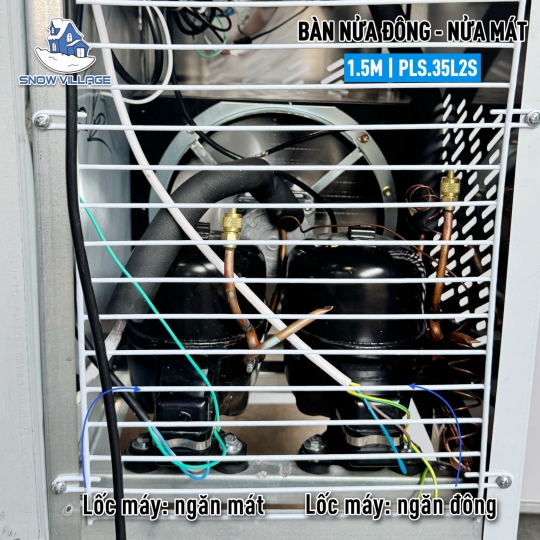 Bàn lạnh nửa đông-nửa mát 1.5m PLS-.35L2S