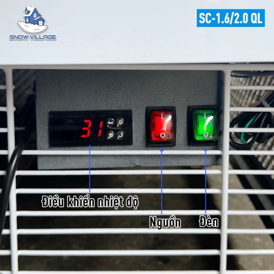 Tủ mát trưng bày-bảo quản thịt tươi 1.6m SC-1.6QL