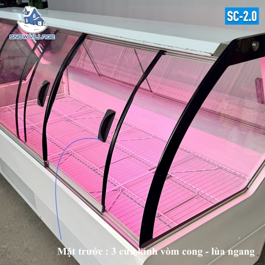 Tủ mát trưng bày thịt tươi 2m (coil) SC-2.0