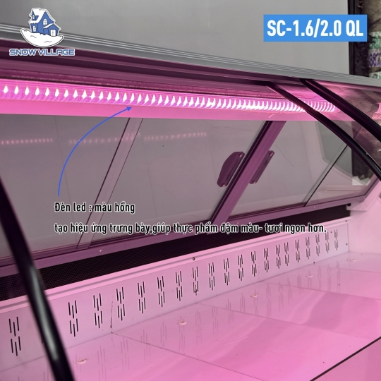 Tủ mát trưng bày-bảo quản thịt tươi 2m SC-2.0 QL