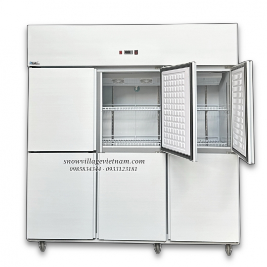 Tủ đông 6 cánh inox Quạt lạnh SLLDZ4-1300LD