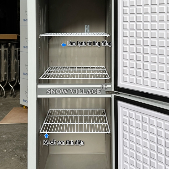 Tủ đông 2 cửa inox Coil SLLDZ4-538L