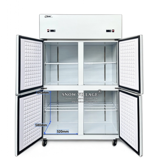 Tủ đông 4 cửa inox Coil SLLDZ4-820L
