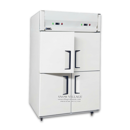 Tủ đông 4 cánh inox quạt lạnh SLLDZ4-820LD