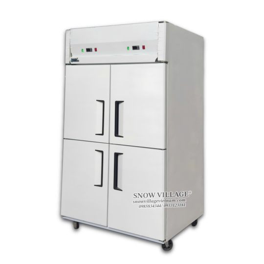 Tủ đông 4 cánh inox quạt lạnh SLLDZ4-820LD