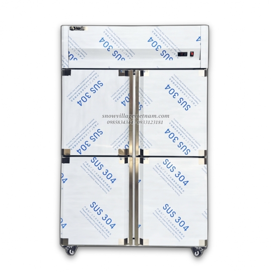 Tủ đông 4 cửa inox 304