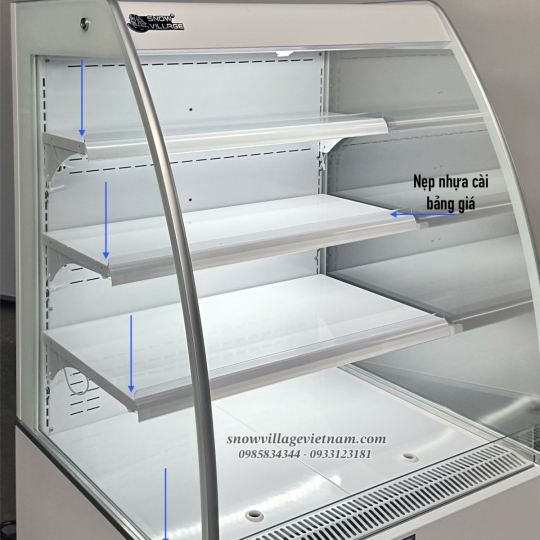 Tủ mát trưng bày siêu thị 0.9m XC-ZC-0.9