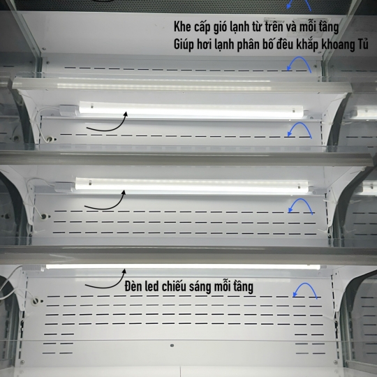 Tủ mát trưng bày siêu thị 0.9m XC-ZC-0.9