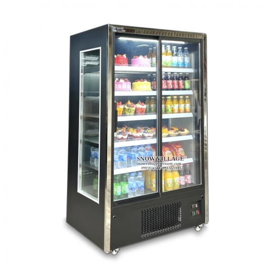 Tủ mát siêu thị 2 cửa kính lùa 1.2m XC-ZL-1200